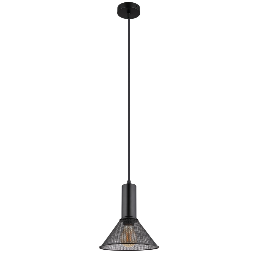 Globo - Lustr na lanku 1xE27/60W/230V černá