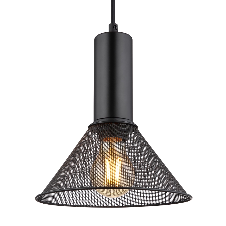 Globo - Lustr na lanku 1xE27/60W/230V černá