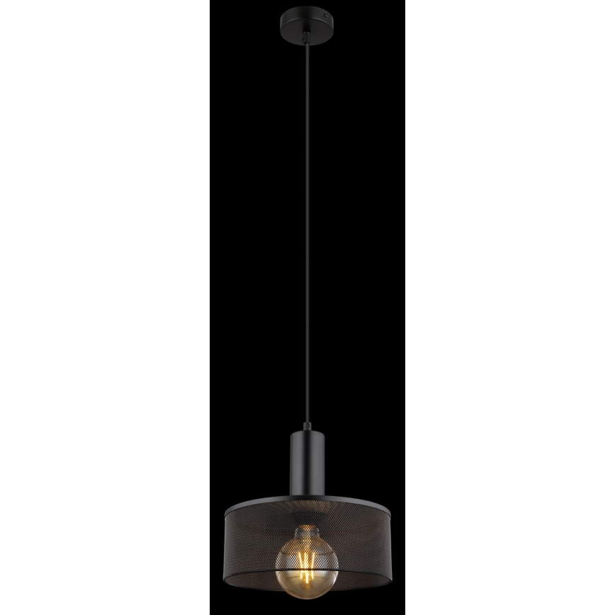 Globo - Lustr na lanku 1xE27/60W/230V černá