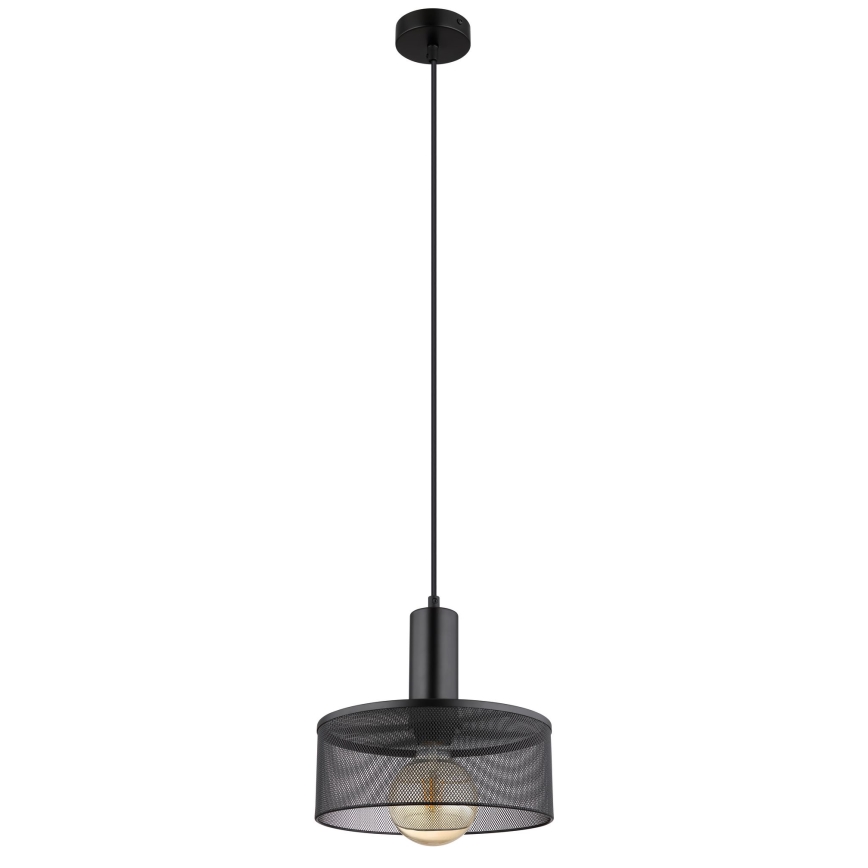 Globo - Lustr na lanku 1xE27/60W/230V černá