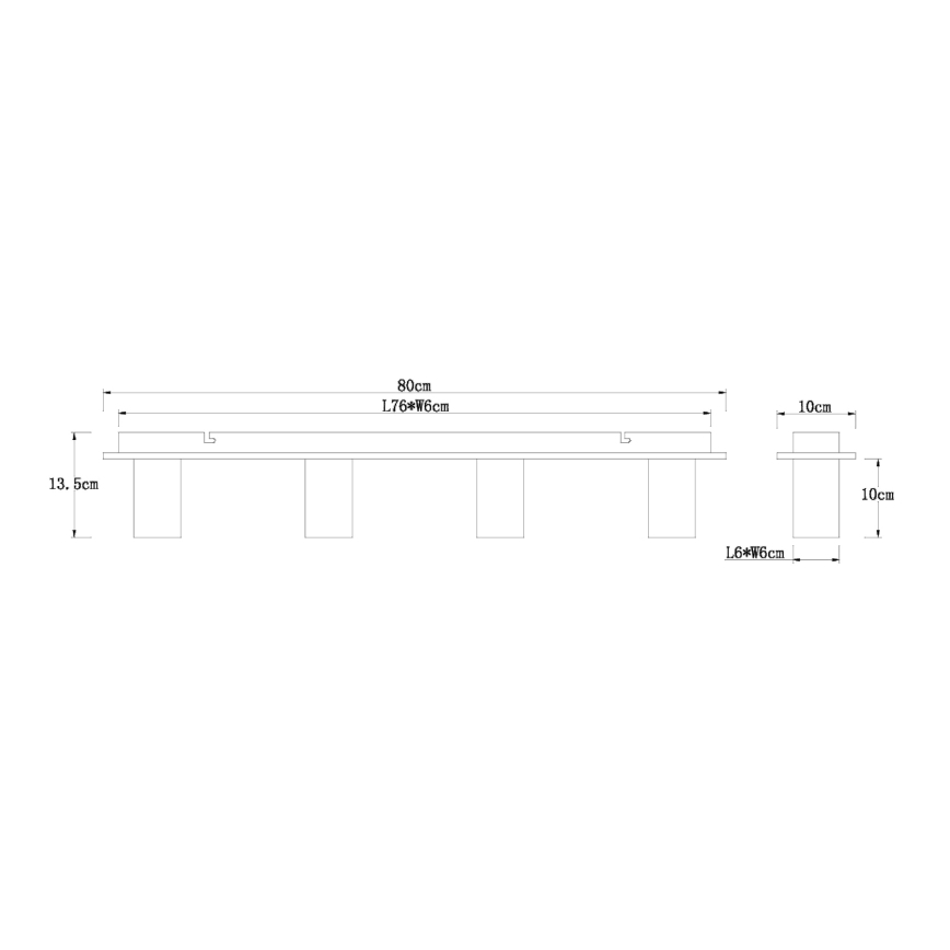 Globo 15655-4D - Stropní svítidlo ERNA 4xE27/60W/230V