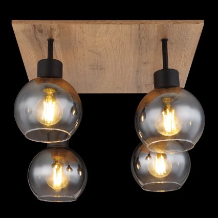 Globo - Přisazený lustr 4xE27/40W/230V