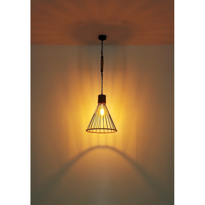 Globo - Lustr na řetězu 1xE27/60W/230V