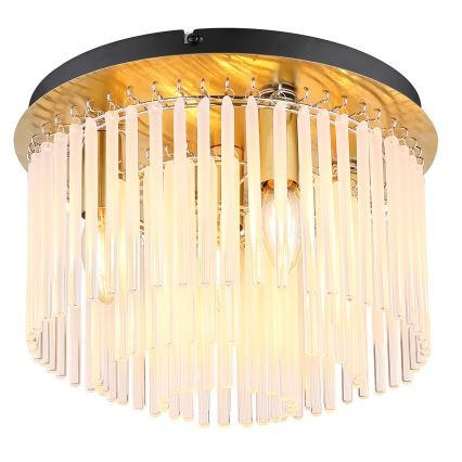 Globo - Stropní svítidlo 5xE27/60W/230V pr. 32 cm zlatá