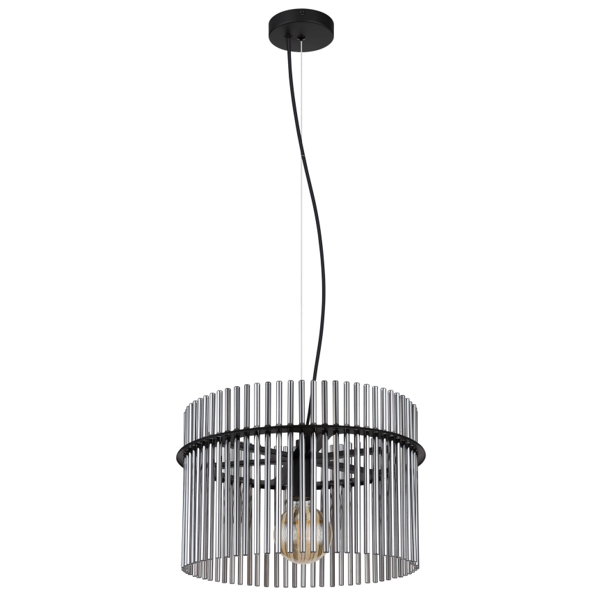 Globo - Lustr na lanku 1xE27/60W/230V pr. 40 cm černá