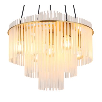 Globo - Lustr na lanku 5xE27/60W/230V zlatá