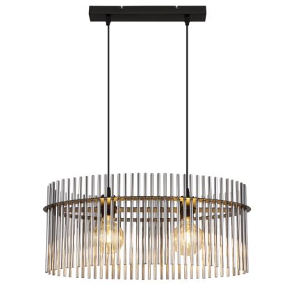 Globo - Lustr na lanku 2xE27/60W/230V černá