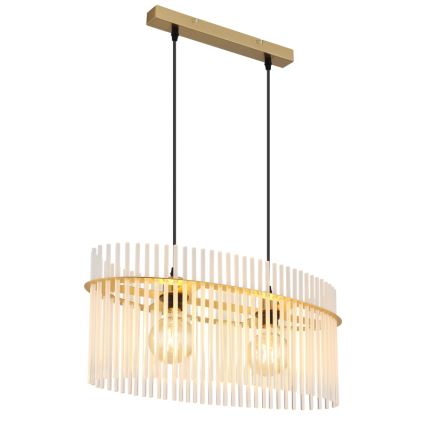 Globo - Lustr na lanku 2xE27/60W/230V zlatá