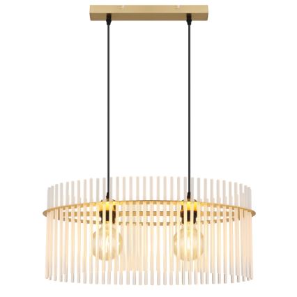 Globo - Lustr na lanku 2xE27/60W/230V zlatá