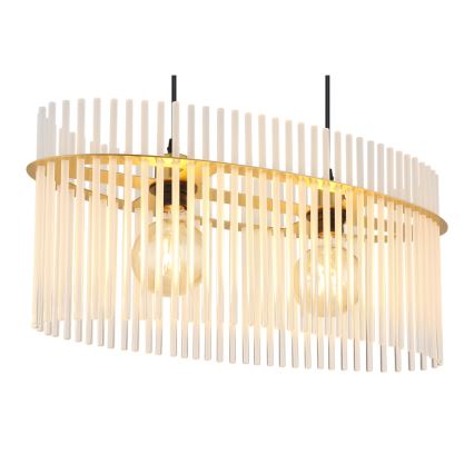 Globo - Lustr na lanku 2xE27/60W/230V zlatá