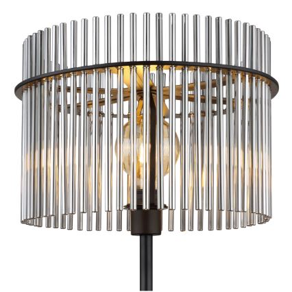 Globo - Stojací lampa 1xE27/60W/230V černá