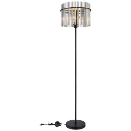 Globo - Stojací lampa 1xE27/60W/230V černá