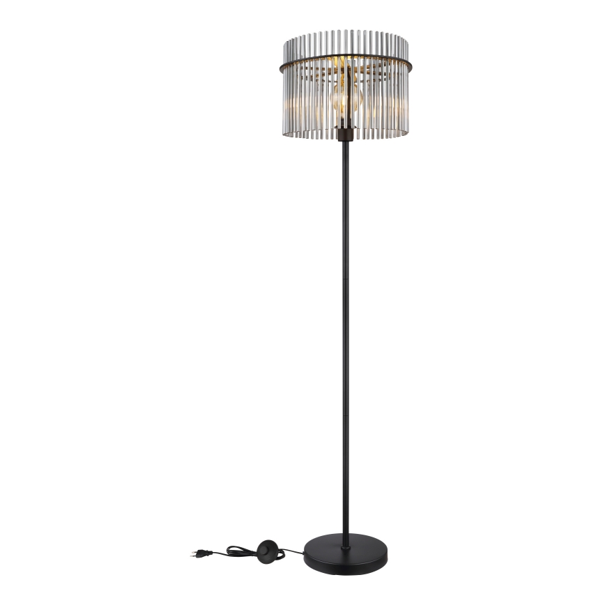 Globo - Stojací lampa 1xE27/60W/230V černá