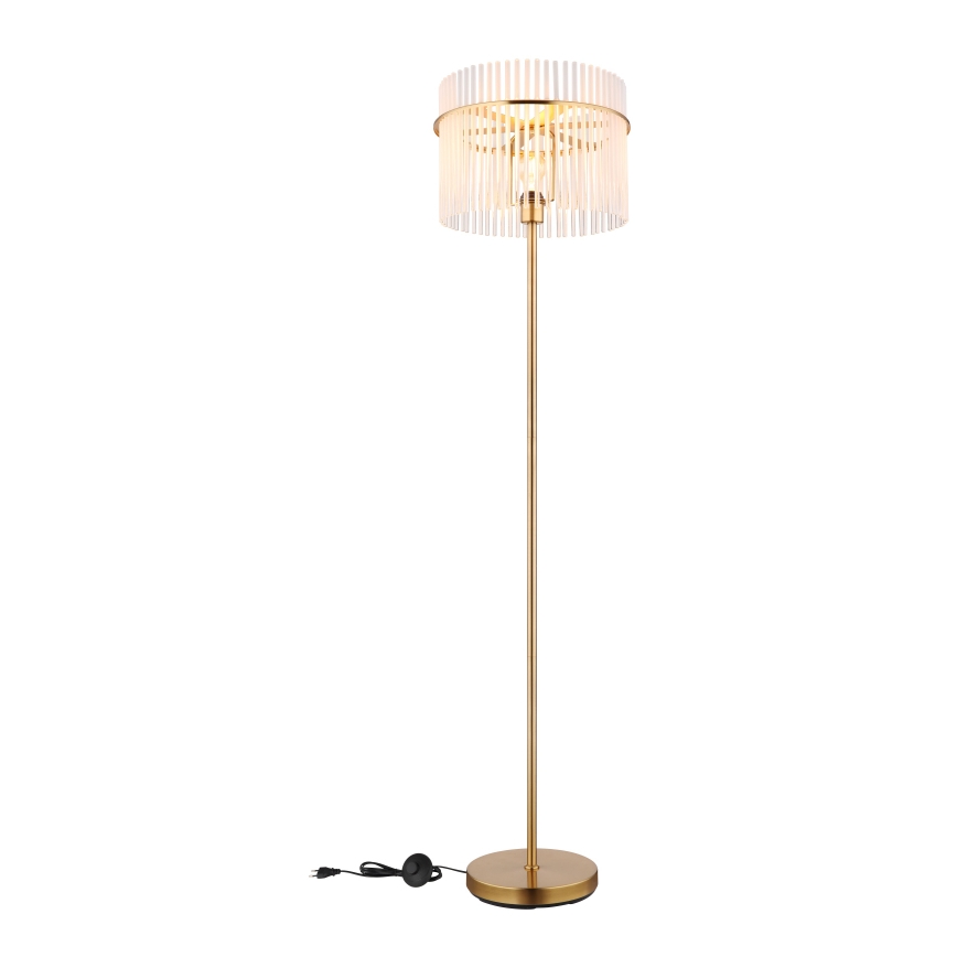 Globo - Stojací lampa 1xE27/60W/230V zlatá