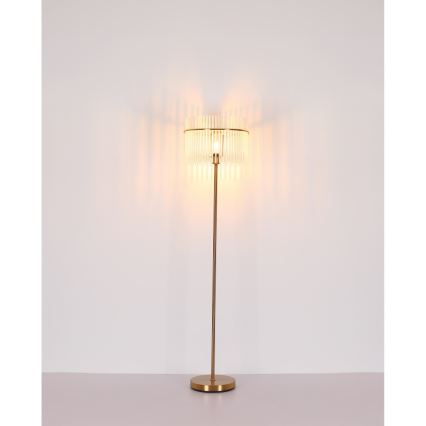 Globo - Stojací lampa 1xE27/60W/230V zlatá