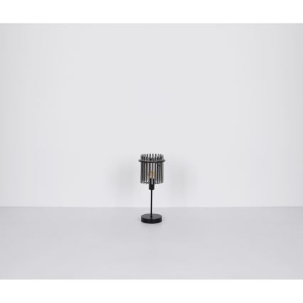 Globo - Stolní lampa 1xE27/60W/230V pr. 30 cm černá