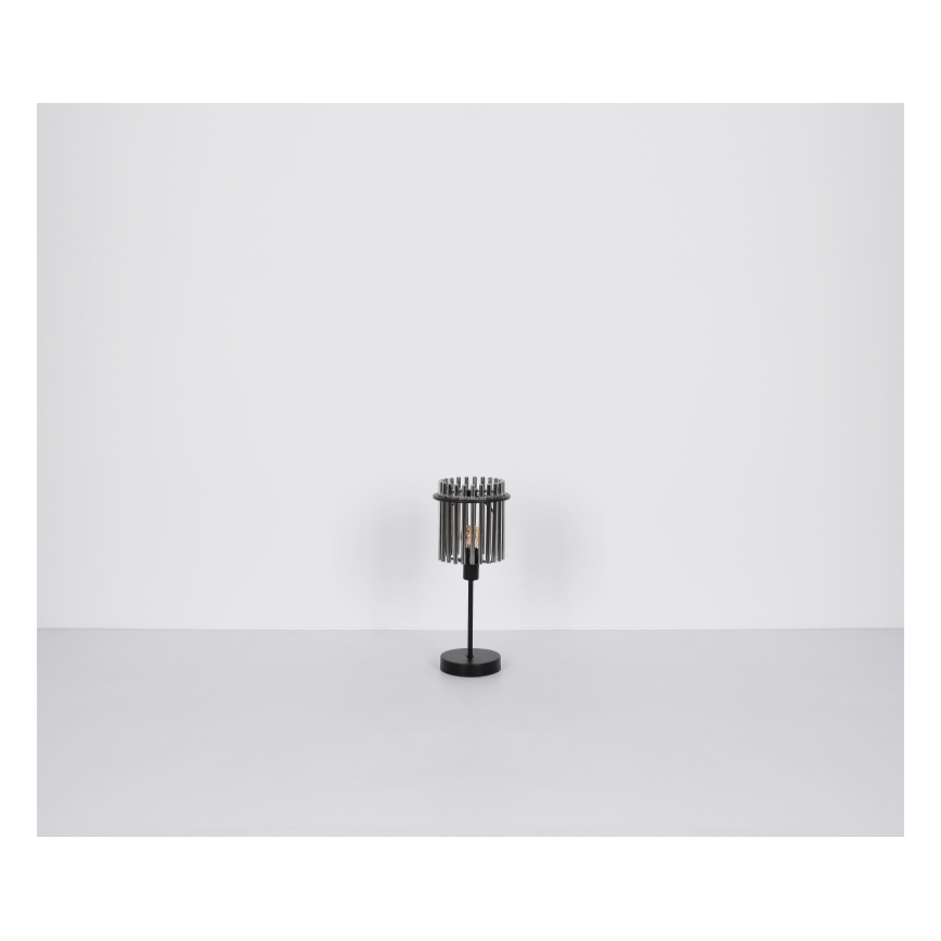 Globo - Stolní lampa 1xE27/60W/230V pr. 30 cm černá