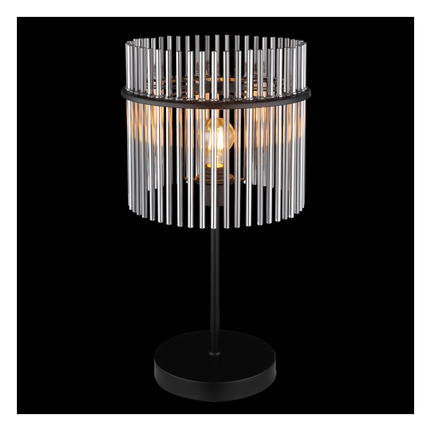 Globo - Stolní lampa 1xE27/60W/230V pr. 30 cm černá