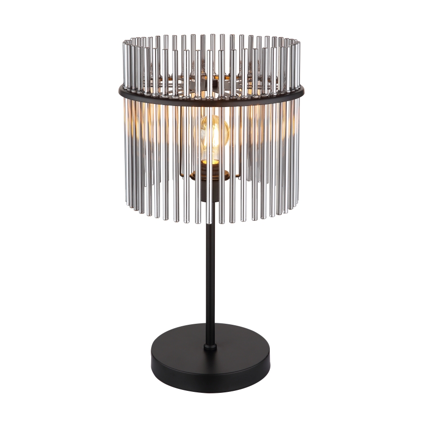 Globo - Stolní lampa 1xE27/60W/230V pr. 30 cm černá