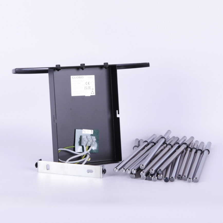 Globo - Nástěnné svítidlo 1xE27/60W/230V černá