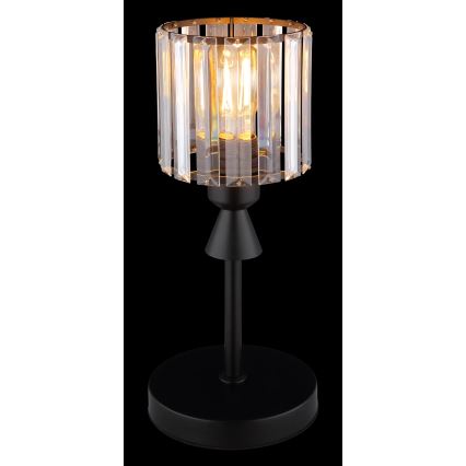 Globo - Stolní lampa 1xE27/60W/230V pr. 15 cm černá