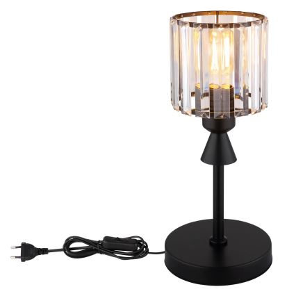 Globo - Stolní lampa 1xE27/60W/230V pr. 15 cm černá
