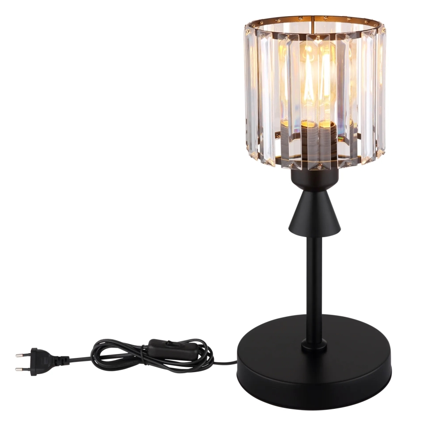 Globo - Stolní lampa 1xE27/60W/230V pr. 15 cm černá
