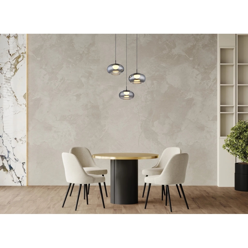 Globo - LED Lustr na lanku 3xLED/6W/230V