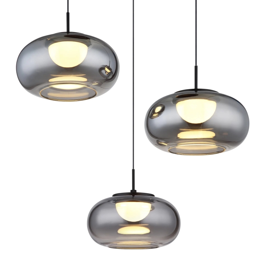 Globo - LED Lustr na lanku 3xLED/6W/230V