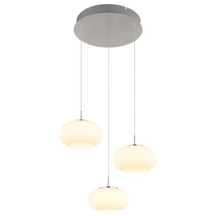 Globo - LED Lustr na lanku 3xLED/6W/230V