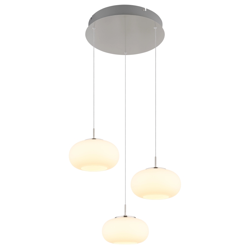 Globo - LED Lustr na lanku 3xLED/6W/230V