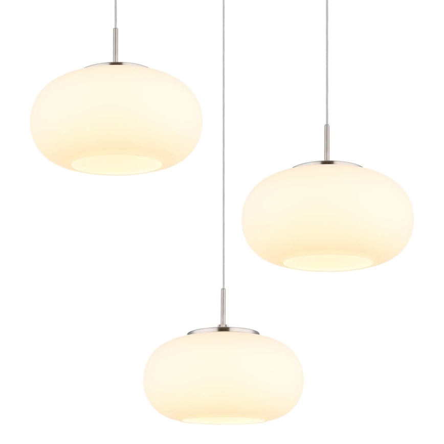 Globo - LED Lustr na lanku 3xLED/6W/230V