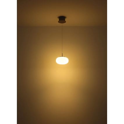Globo - LED Lustr na lanku LED/6W/230V bílá