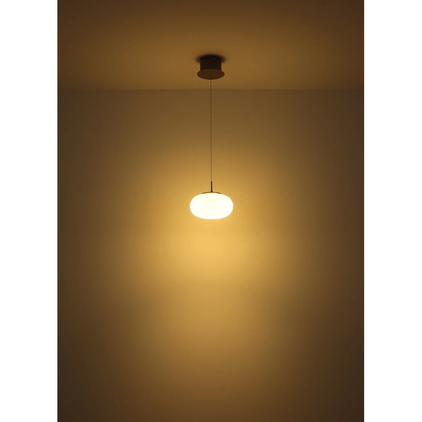 Globo - LED Lustr na lanku LED/6W/230V bílá
