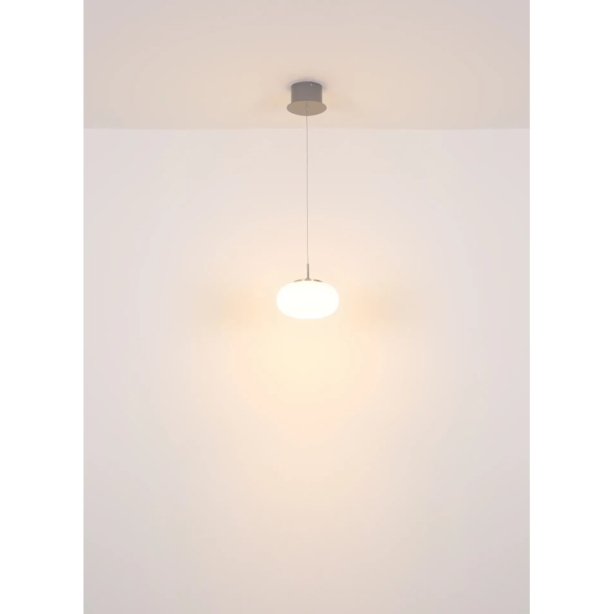 Globo - LED Lustr na lanku LED/6W/230V bílá