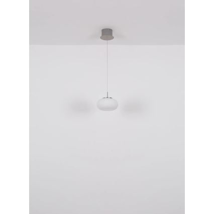Globo - LED Lustr na lanku LED/6W/230V bílá