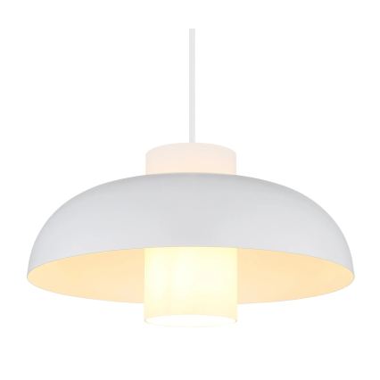 Globo - Lustr na lanku 1xE27/60W/230V bílá