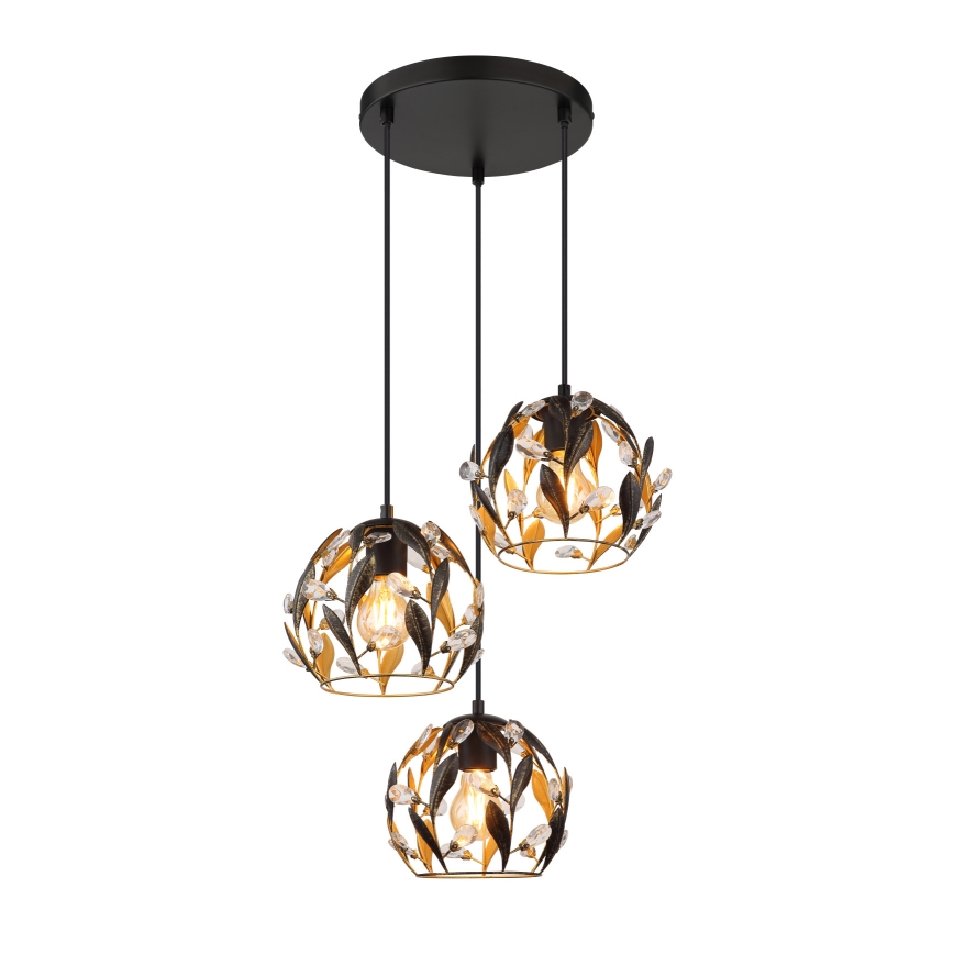 Globo - Lustr na lanku 3xE27/40W/230V pr. 41 cm