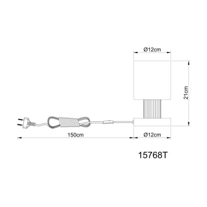 Globo - Stolní lampa 1xE27/25W/230V
