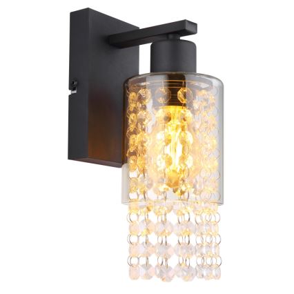 Globo - Nástěnná lampa 1xE27/40W/230V černá