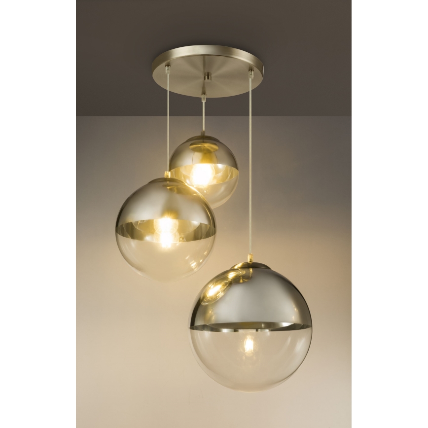 Globo - Lustr na lanku 3xE27/40W/230V pr. 51 cm