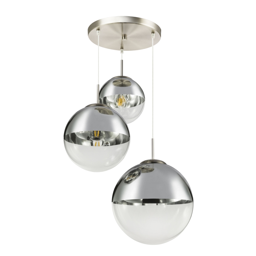 Globo - Lustr na lanku 3xE27/40W/230V pr. 51 cm