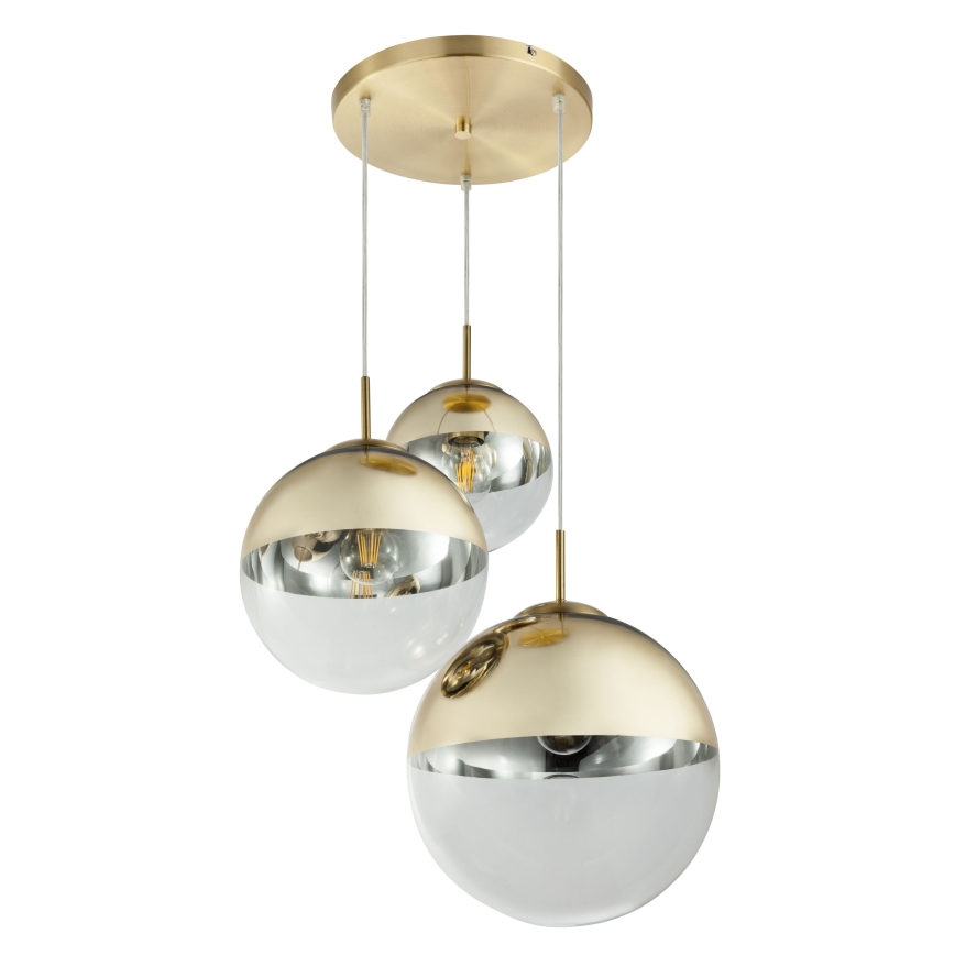 Globo - Lustr na lanku 3xE27/40W/230V pr. 51 cm
