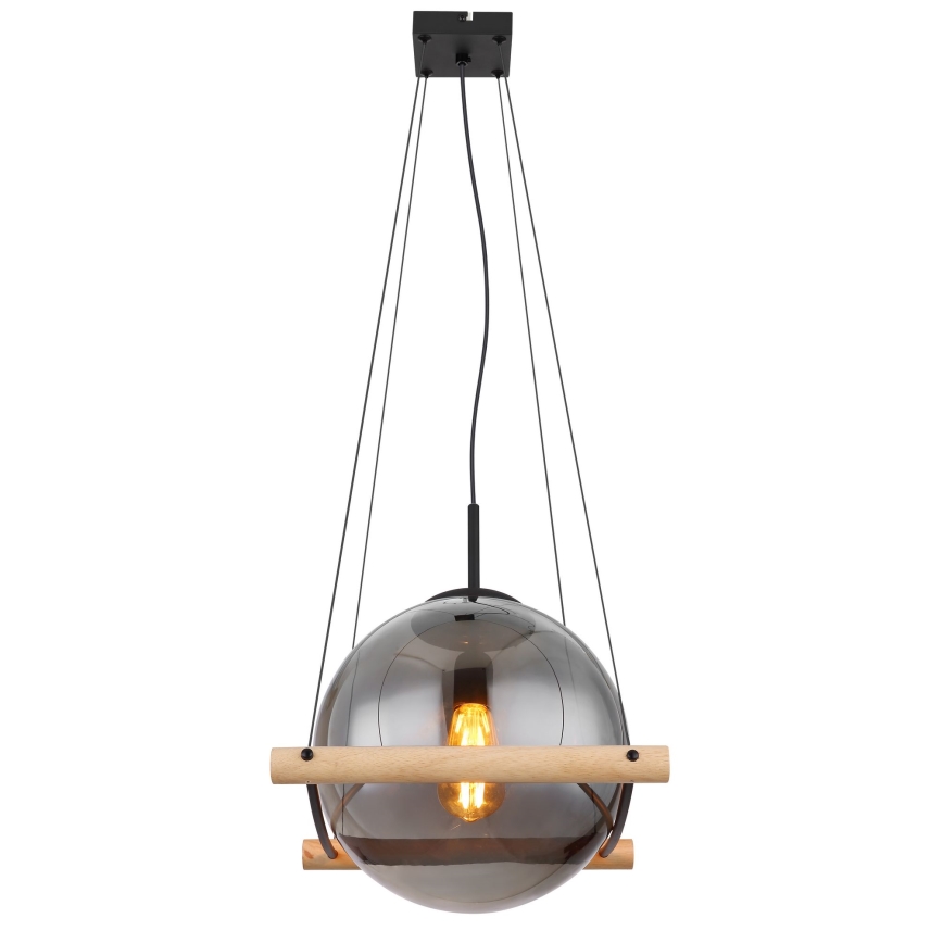 Globo - Lustr na lanku 1xE27/15W/230V kaučukovník