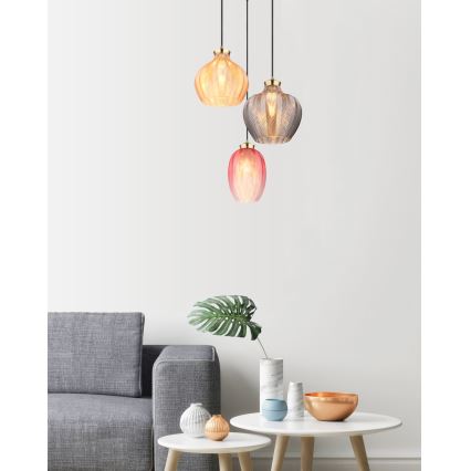 Globo - Lustr na lanku 3xE27/60W/230V pr. 45 cm