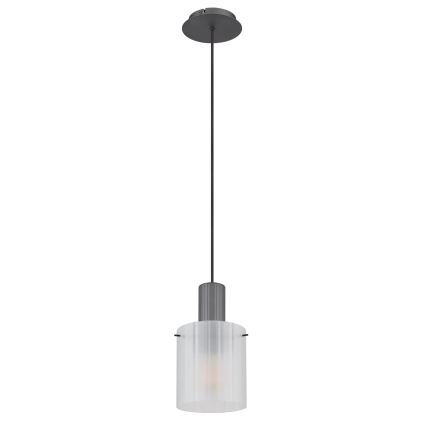 Globo - Lustr na lanku 1xE27/40W/230V pr. 18 cm bílá