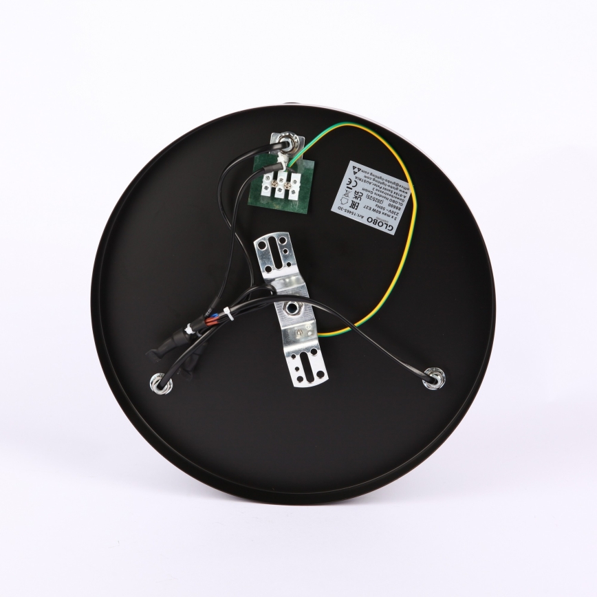 Globo - Přisazený lustr 3xE27/40W/230V pr. 40,5 cm černá