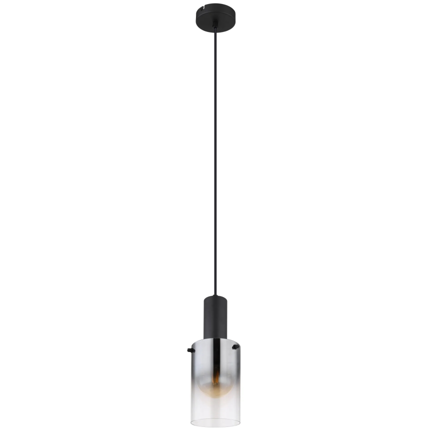 Globo - Lustr na lanku 1xE27/40W/230V pr. 12,5 cm černá