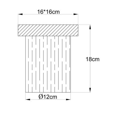 Globo - Stropní svítidlo 1xE27/40W/230V