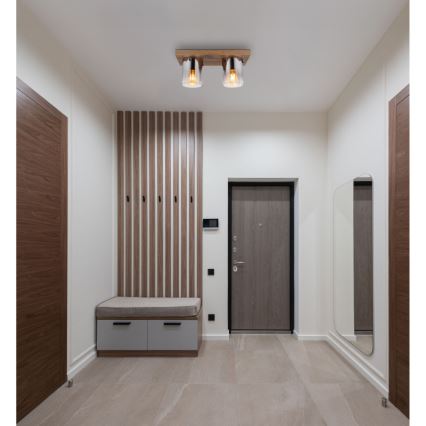 Globo - Stropní svítidlo 2xE27/40W/230V 16x41 cm